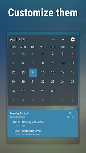 Event Flow Calendar Widget - screenshot 5