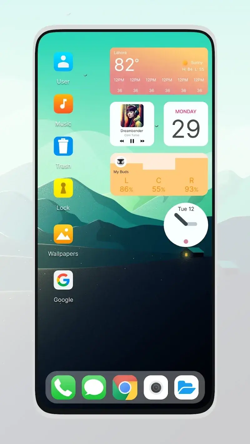 OS Style Launcher - screenshot 1