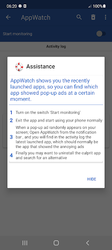 Appwatch - screenshot 2