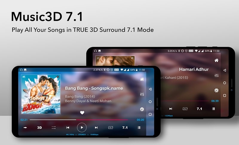 Music Player 3D Surround 7.1 APK - app icon