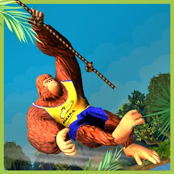 Monkey Stunt Run MOD APK icon