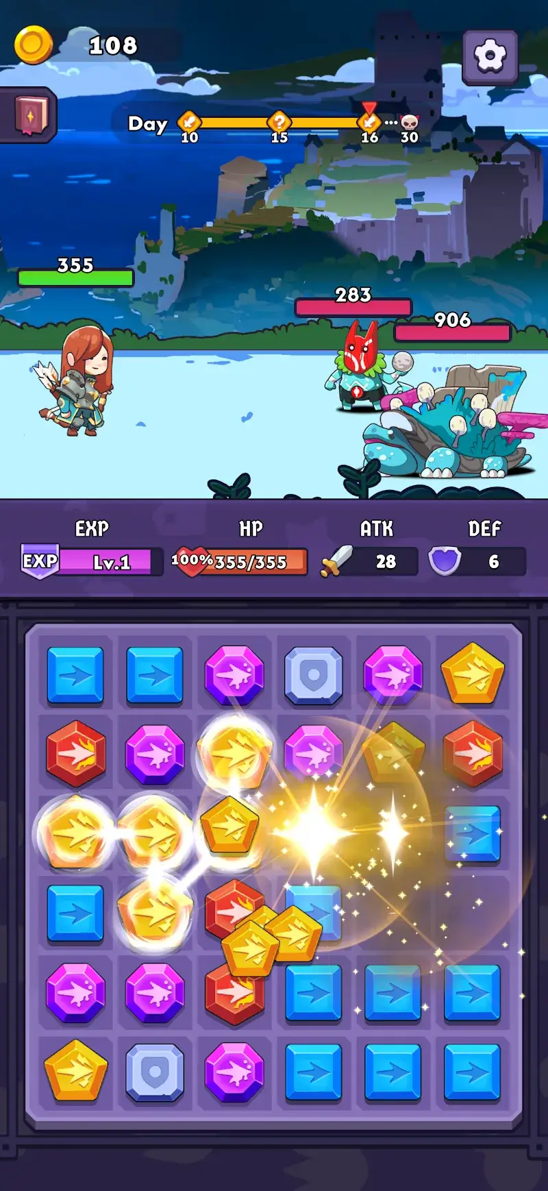 Match Heroes - RPG - screenshot 4