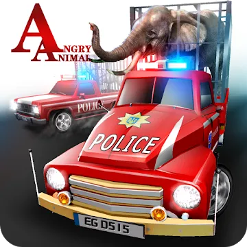 Angry Animals Police Transport MOD APK icon