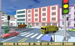 Blocky Garbage Truck SIM PRO - screenshot 2