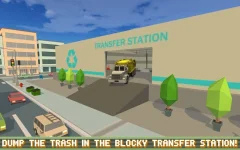 Blocky Garbage Truck SIM PRO - screenshot 4