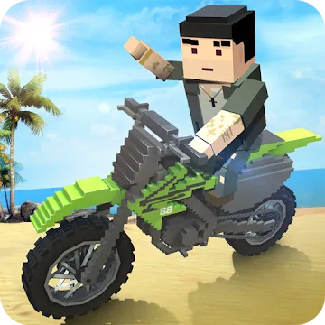 Blocky Moto Bike SIM: Summer Breeze MOD APK icon