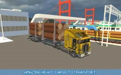 Blocky Truck Driver: Urban Transport - screenshot 2