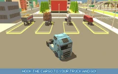 Blocky Truck Driver: Urban Transport - screenshot 4