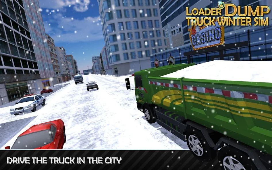Loader & Dump Truck Winter SIM - screenshot 1