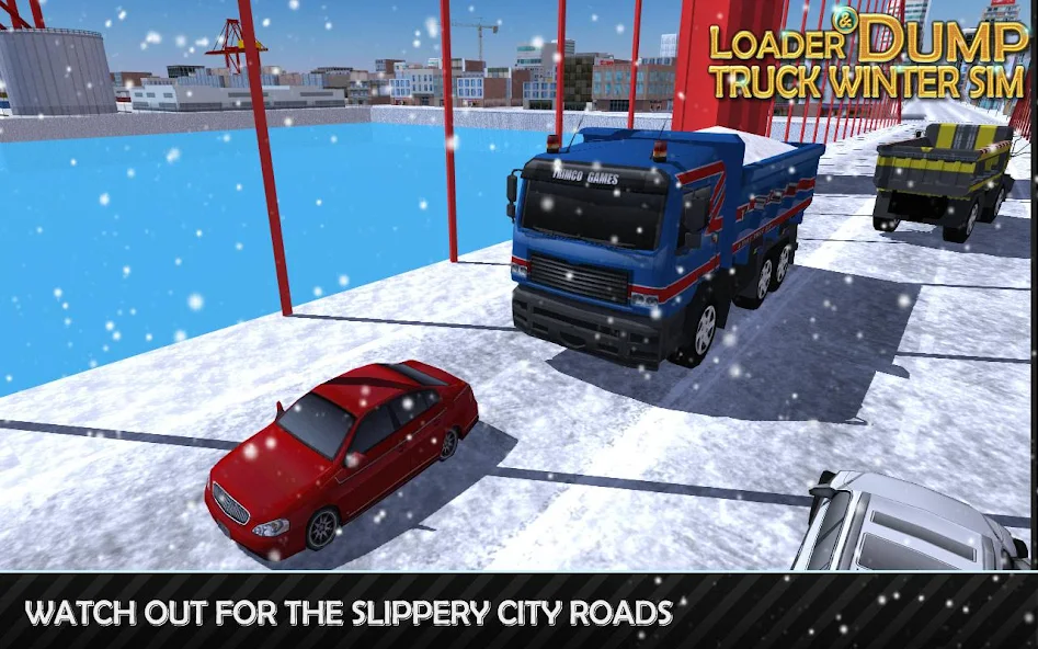 Loader & Dump Truck Winter SIM - screenshot 2