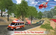 Rescue Ambulance & Helicopter - screenshot 4