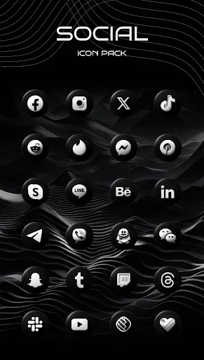 Luna Black Icon Pack - screenshot 3