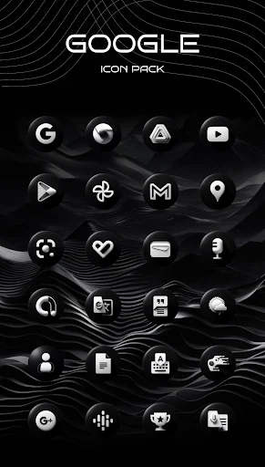 Luna Black Icon Pack - screenshot 4