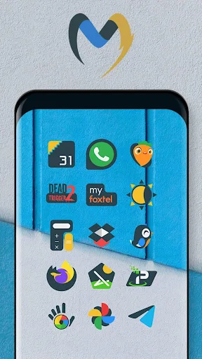 Material UI Dark Icon Pack - screenshot 1