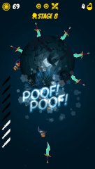 Knife Hit Planet Dash : Flip attack - screenshot 2