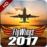 Flight Simulator 2017 FlyWings HD MOD APK icon