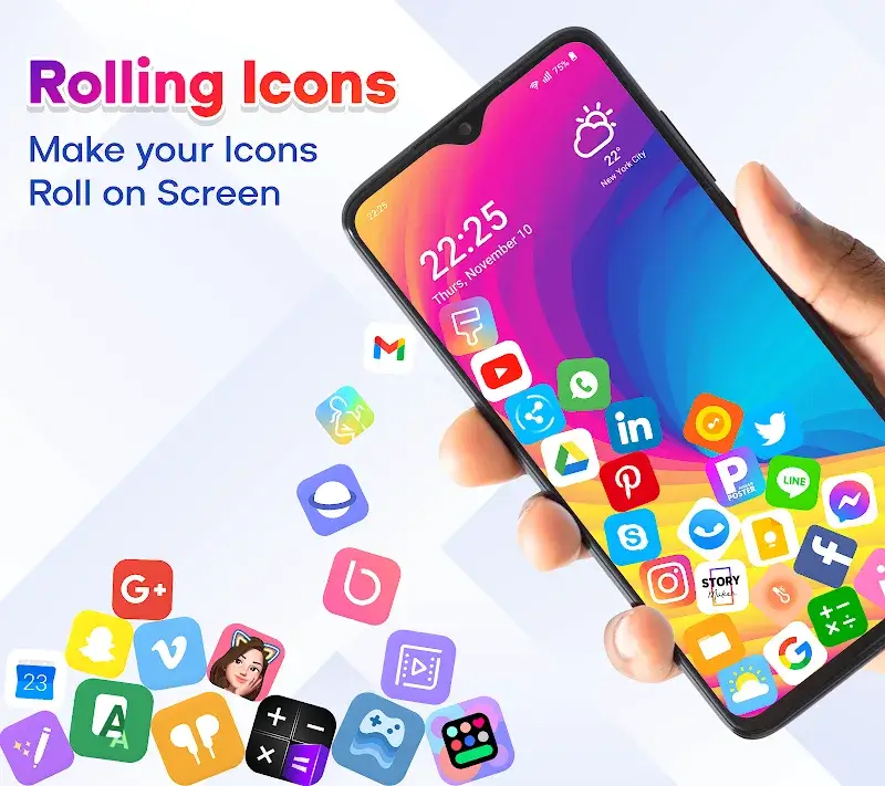 Rolling Icon - screenshot 1