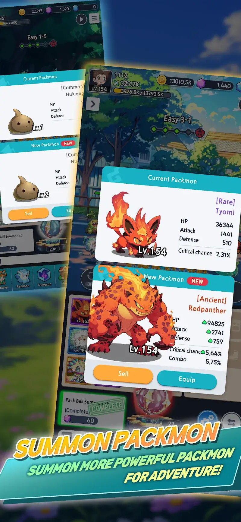 PackMon IdleTrainer Simulator - screenshot 2