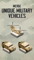 Merge Military Vehicles Tycoon - Idle Clicker Game - screenshot 1