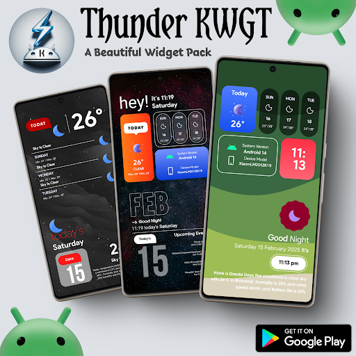Thunder KWGT - screenshot 6