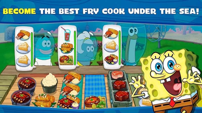 SpongeBob Krusty Cook-Off APK - screenshot 1