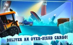 Ice Road Truck Driving Race - screenshot 1