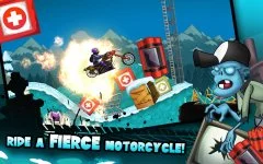Zombie Shooter Motorcycle Race - screenshot 3
