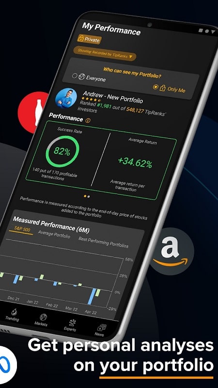 TipRanks Stock Market Analysis APK - screenshot 2