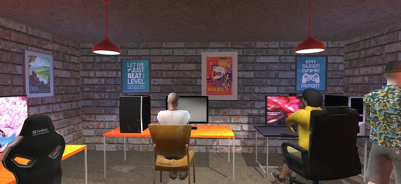 Gamer Cafe Job Simulator APK - screenshot 1