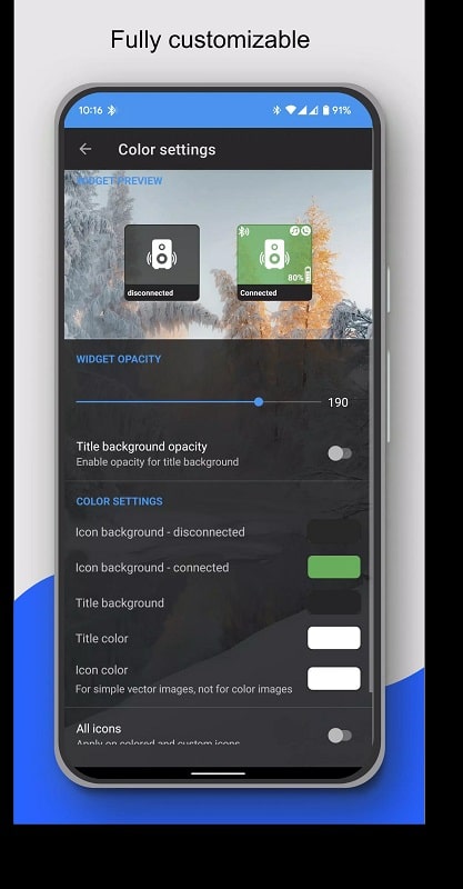 Bluetooth Audio Connect Widget APK - screenshot 2