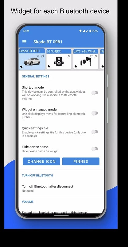Bluetooth Audio Connect Widget APK - screenshot 3