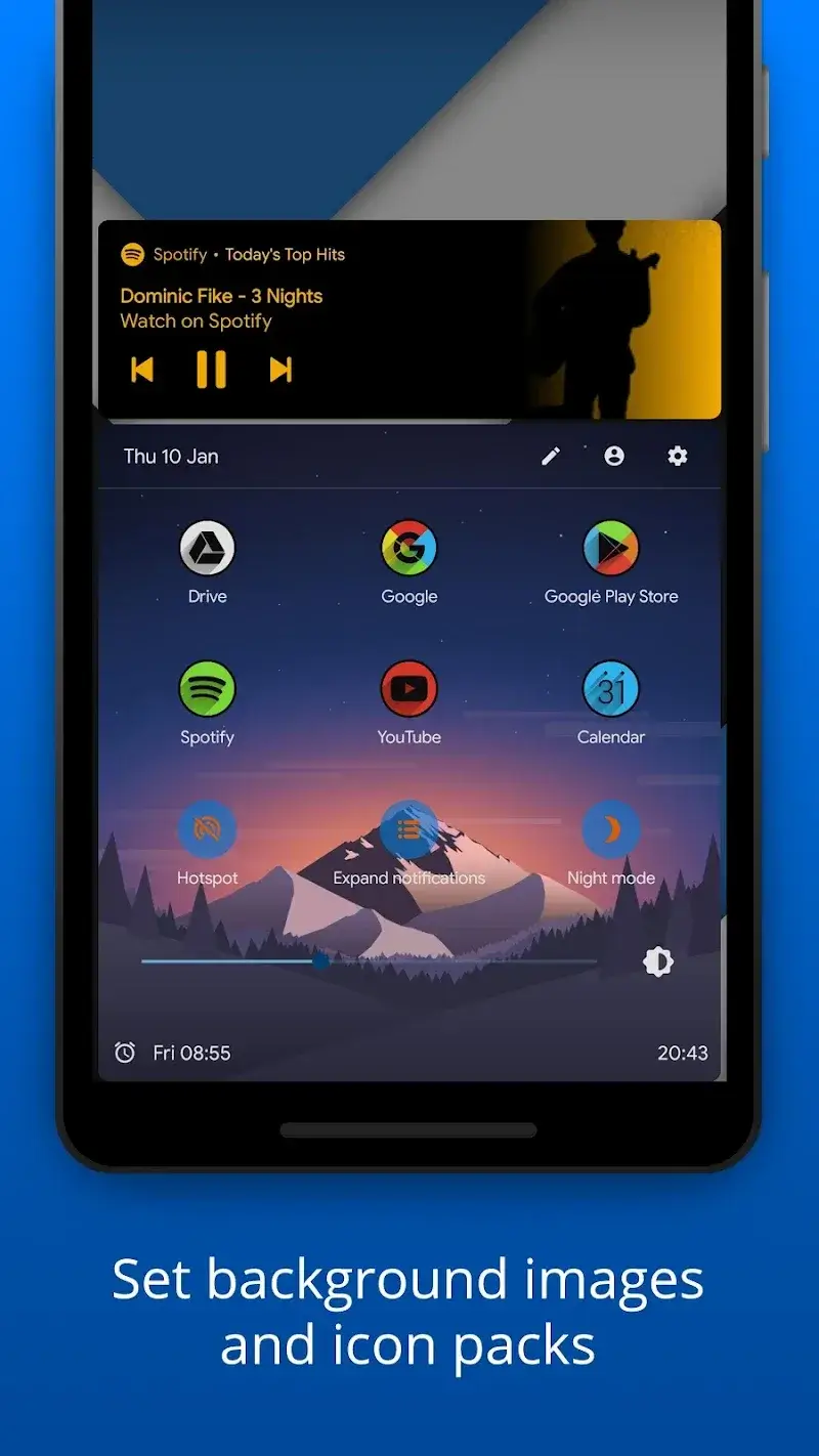 Bottom Quick Settings - screenshot 4