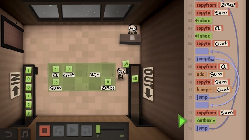Human Resource Machine APK - screenshot 1