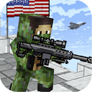 American Block Sniper Survival MOD APK icon