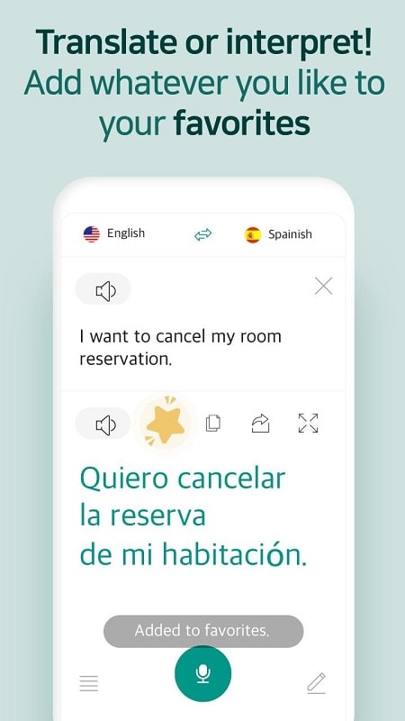 Talking Translator APK - screenshot 2