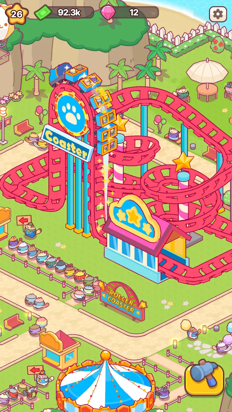 Cat Theme Park  Cute Tycoon - screenshot 2