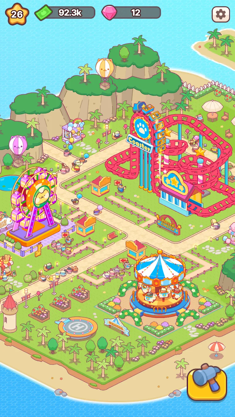 Cat Theme Park  Cute Tycoon - screenshot 5