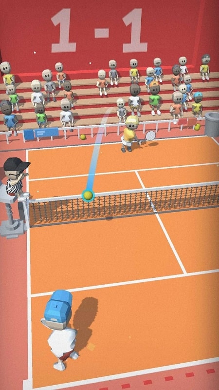 Tropical Tennis Swipe APK - screenshot 1