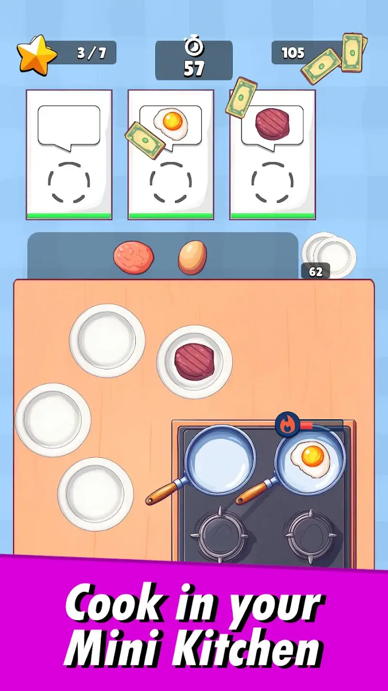 Mini Kitchen Chef Cooking Fun - screenshot 2