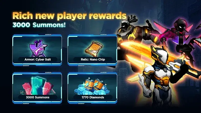 Epic Shadow Idle RPG War - screenshot 1