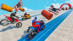 Superhero Bike Stunt GT Racing - Mega Ramp Games - screenshot 4