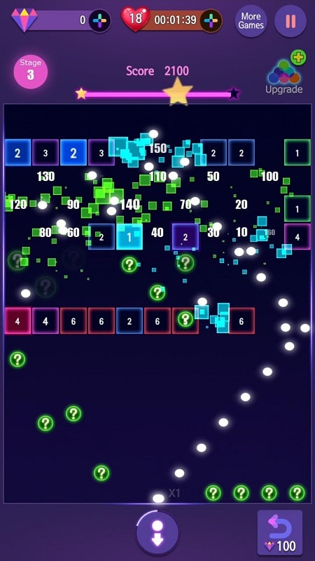 Neon Bricks Master APK - screenshot 1