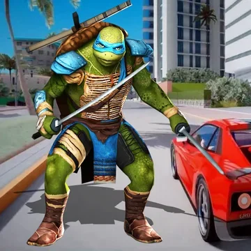 Adventure Turtle Hero Spider Ninja Rope Hero MOD APK icon