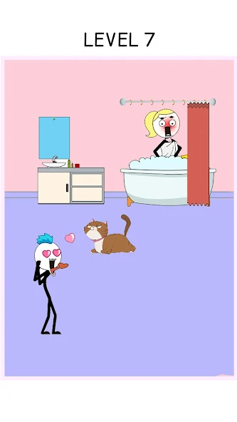 Thief Game Puzzle - Stickman Puzzle, Brain Teaser - screenshot 1