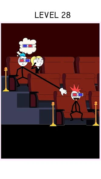 Thief Game Puzzle - Stickman Puzzle, Brain Teaser - screenshot 19