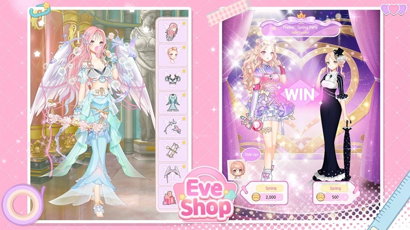 Eve Shop Dress Up Anime Game APK - screenshot 1