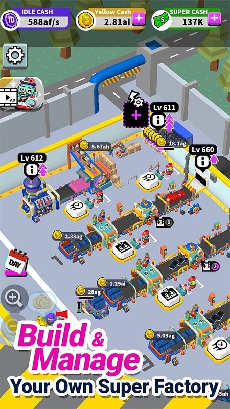 Idle Super Factory APK - screenshot 3