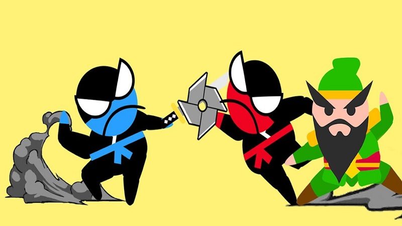 Jumping Ninja 2 Player Games APK MOD APK icon