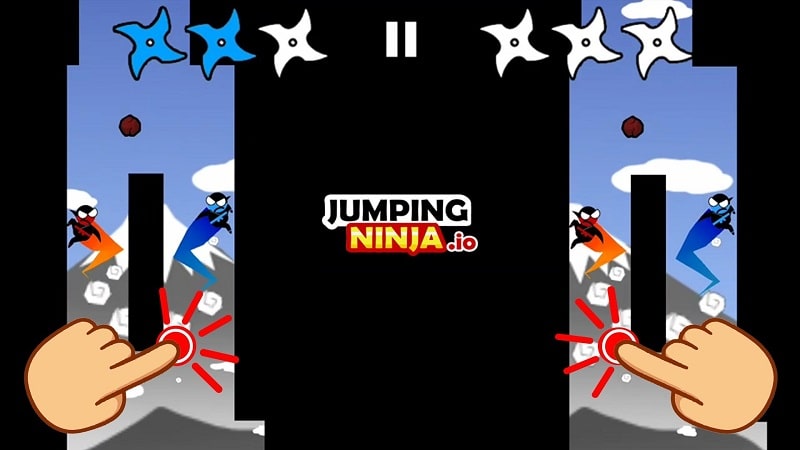 Jumping Ninja 2 Player Games APK - screenshot 1