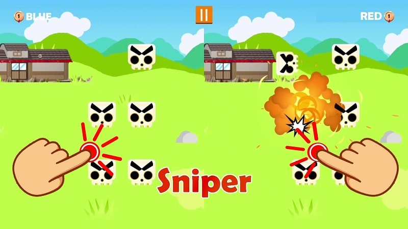 Jumping Ninja 2 Player Games APK - screenshot 2